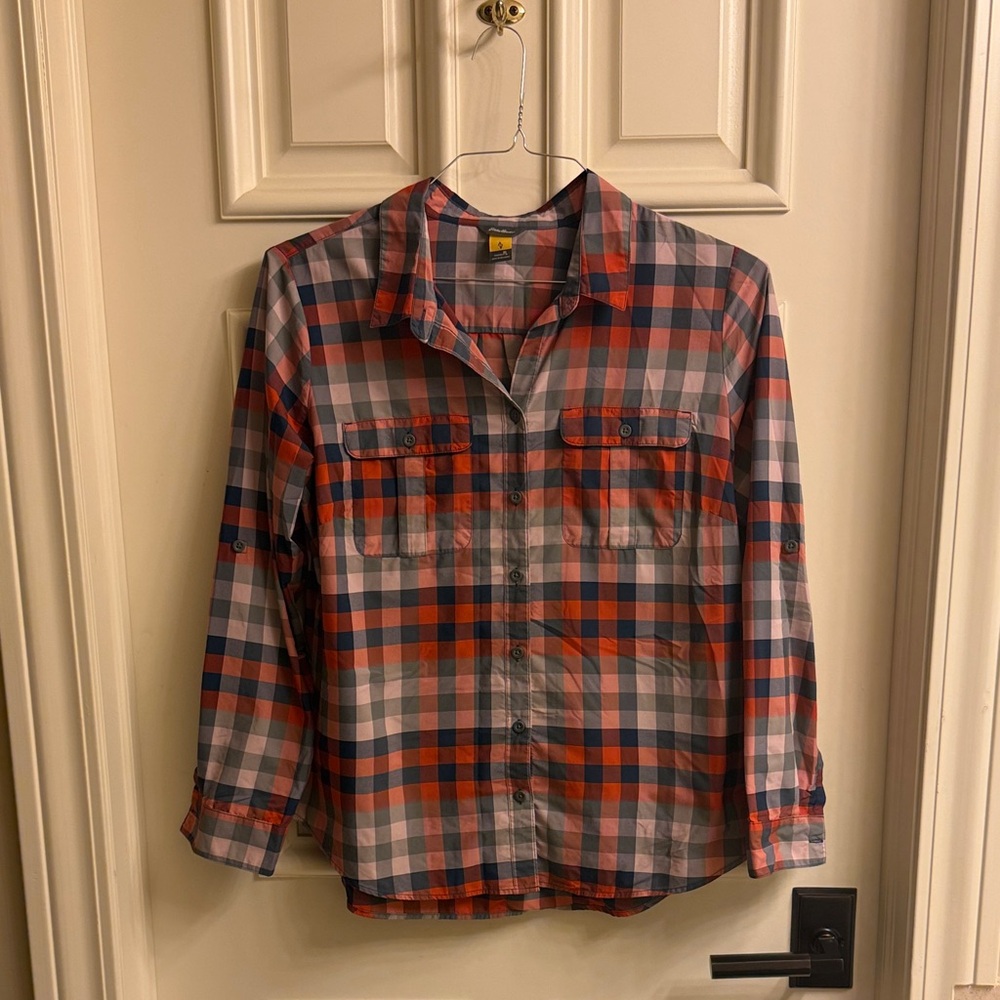 Eddie Bauer Multicolor Plaid Shirt
